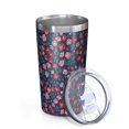 thumbnail image 2 of Pioneer Flower 10oz Tumblers Stainless Steel Tumbler with Lid and Straw,Vacuum Insulated Double Wall Travel Tumbler Cups with Cleaning Brush for Coffee, Tea, 2 of 4