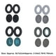 thumbnail image 5 of Matsuzay Almohadillas para los oídos Cojín Cancelación de ruido profesional Orejeras transpirables Accesorios Reemplazo para auriculares Bose Relojes inteligentes Negro, 5 of 6