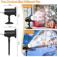 thumbnail image 2 of Outdoor LED Christmas Projector, Snowflake Lamp for Indoor and Outdoor Use, IP65 Waterproof with Remote Control., 2 of 5