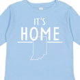 thumbnail image 4 of Inktastic It's Home- State of Indiana Outline Boys or Girls Long Sleeve Toddler T-Shirt, 4 of 5