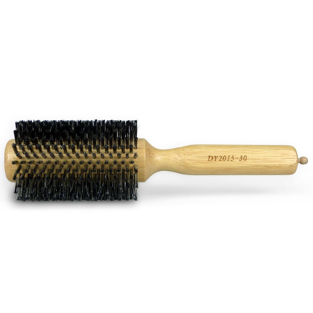 Professional Hair Round Brush With Pin Tail Dual Purpose, Boar Bristle