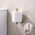 thumbnail image 4 of Gold Toilet Paper Holder Round Wall Mounted Paper Roll Dispenser Bathroom 5", 4 of 5