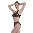 thumbnail image 5 of Kdxio Rainbow Jellyfishes for Womens High Waisted Bikini Top Sports Style Two Piece Bathing Suits, 5 of 7