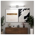 thumbnail image 2 of Black Bathroom Vanity Light Fixture 41 inch LED Modern Wall Sconce Over Mirror, Matte Black Finish, Cool White 6000K, Bathroom Lighting for Sink/Dresser, 2 of 6