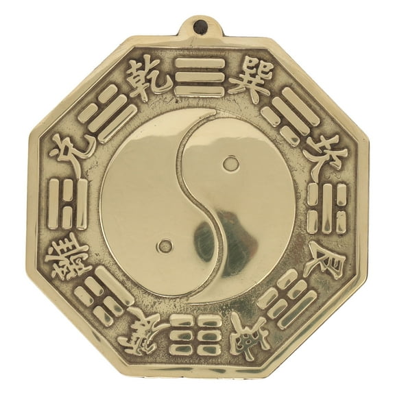 Bagua Mirror,Fine Workmanship , Suspension Brass Material Multifunction Feng Shui Mirror, Feng Shui Protection Against Negative Positive Harmful Energy