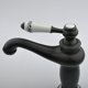 thumbnail image 4 of Grifo mezclador para lavabo, grifo para lavabo de baño con acabado de latón y bronce frotado con aceite Vintage, 24x10x5,5 cm, 4 of 4