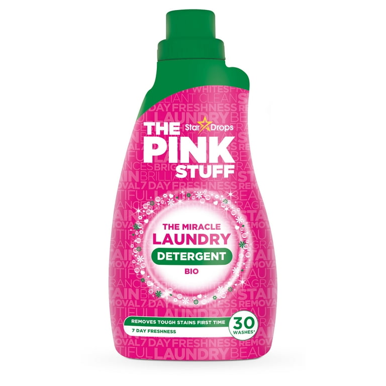 The Pink Stuff, Miracle Laundry Detergent, Liquid, Rhubarb Scent, 30 Loads  1 Count