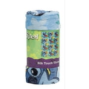 Blanket - Disney - Stitch - Blue Allover Print Soft Silky