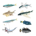 thumbnail image 1 of 8 Uds. Modelos de animales marinos marinos figuras de animales marinos juguetes juguete educativo para edades tempranas simulación de figuras de, 1 of 9