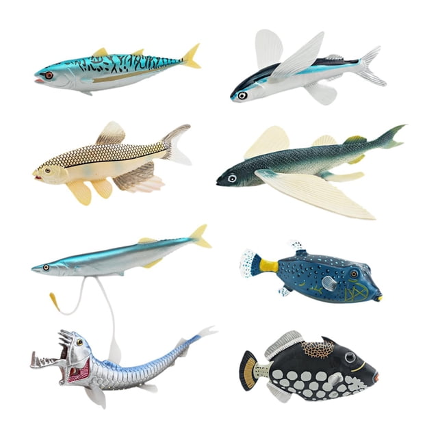 8 Uds. Modelos de animales marinos marinos figuras de animales marinos juguetes juguete educativo para edades tempranas simulación de figuras de