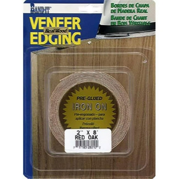 Walnut Real Wood Veneer Iron-on Edgebanding, 2-Inch x 8-Ft. -28020
