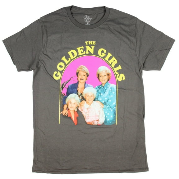 The Golden Girls Vintage Cast Photo Graphic Licensed Girls T-Shirt 2X-Large