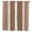 Brown, White, Cocoa, variant on Vintage Tan Brown Striped Tier Curtains 36 Inch Length, Farmhouse Modern Stripes Boho Linen Cafe Curtains for Bathroom Over Sink, Small Kitchen Curtain Light Filtering Drapes 2 Panels 27.5"Wx36"L