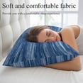thumbnail image 5 of Navy Blue Pillow Covers, Linen Long Throw Pillow Case, Vintage Modern Abstract Art Ombre Holiday Pillow Protector Decorative Cushion Cover for Living Room/Bedroom 20" x 26", 5 of 8