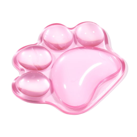 YongCo Clear CatPaw Wrist Rest Pad for Mouse Ergonomic Gel Cushions Comfort for Hand