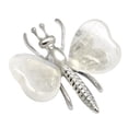 thumbnail image 2 of Sunjoy Tech Butterfly Ornament Handcrafted Natural Materials Polished Good Meaning Vivid Wealth And Luck Natural Faux Crystal Butterfly Statue Home Supplies, 2 of 8