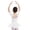 White, variant on Aislor Kids Girls Short Sleeve Cirss Cross Round Neck Ballerina Tutu Leotard Dress Dancewear 2-12 Purple 10-12