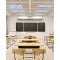 thumbnail image 4 of Fluorescent Light Covers for Ceiling Lights 3 Pack, Blue Flowers Magnetic Ceiling Light Covers 2x4ft for Classroom Office School, Watercolor Summer Botanical Floral Overhead Drop Ceiling Light Shade, 4 of 7