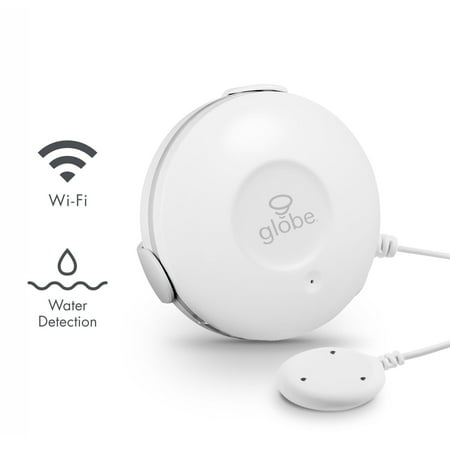 globe electric - Wi-Fi Smart Water Leak Sensor - White