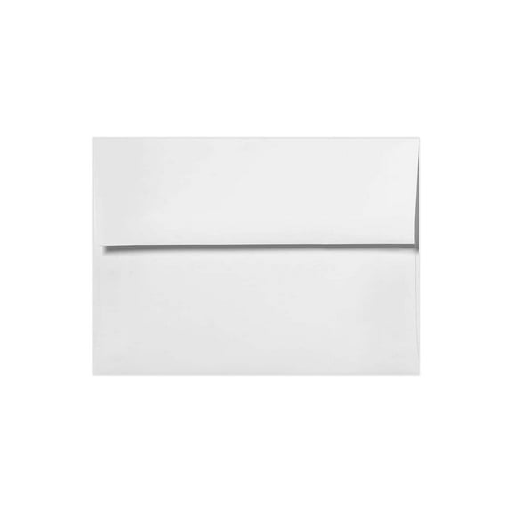 LUX A4 Invitation Envelopes (4 1/4 x 6 1/4) 50/Pack 24lb. Bright White (4872-W-50)