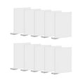 thumbnail image 2 of AMLESO 10Pcs Acrylic Place Cards Holder Blank Plates with Stand for Wedding Banquet, 2 of 3