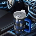 thumbnail image 6 of Blue Christmas Snowflake Pattern Tumbler with Handle and Lid,40oz Double Wall Vacuum Insulated Tumbler,Cups Gift for Women and Men, 6 of 7