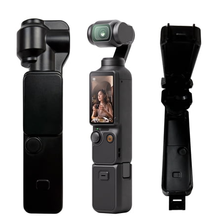 MJSHUN Protective Cover Case for DJI Osmo Pocket 3 Gimbal Screen Protector Lens Guard DJI Pocket 3 Accessories Straight Edge Hard PC Full Body Anti-Scratch Resistant Sleeve Protective Cover