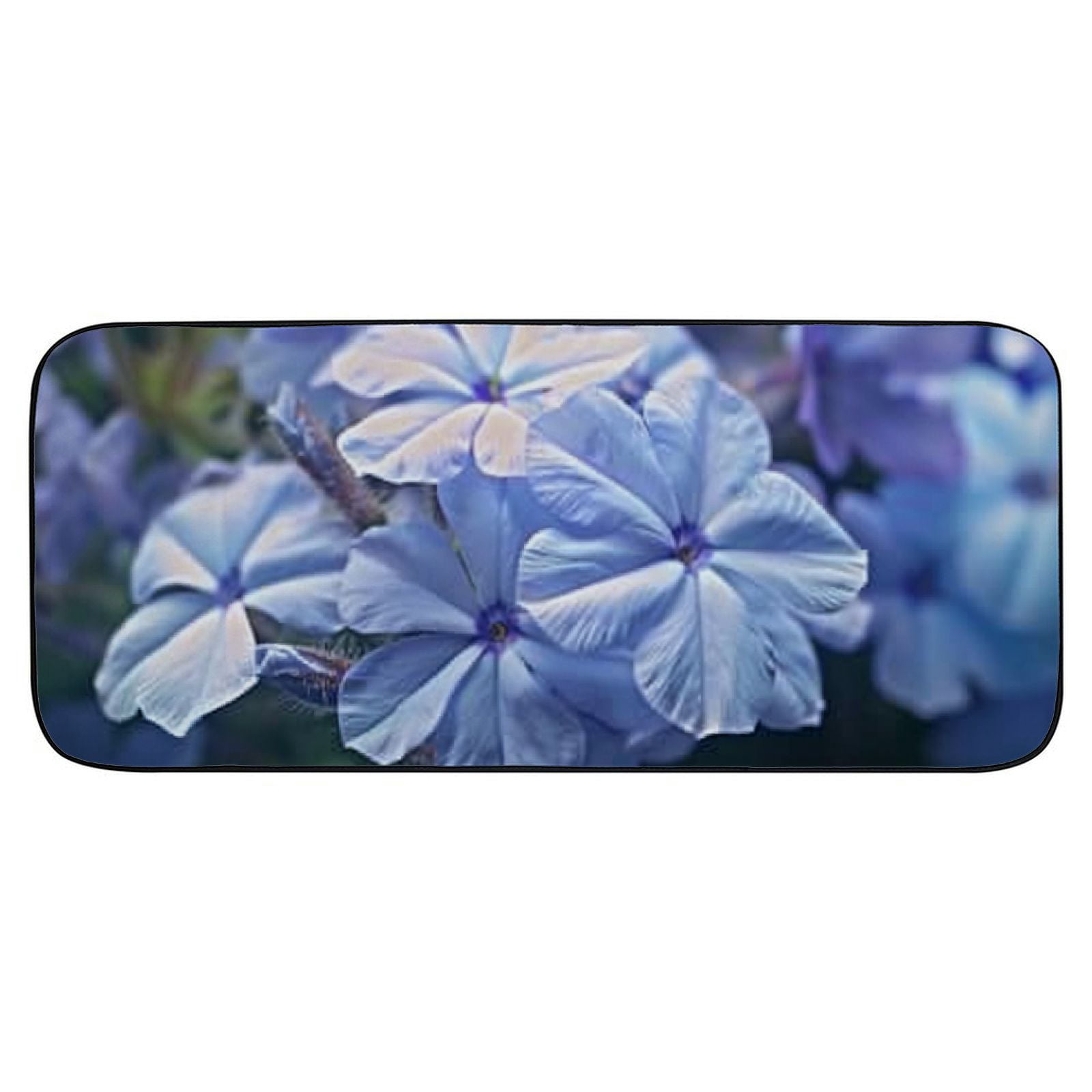 Qinduosi Decorative Door Mat, Door Mat with Non-Slip Rubber Backing, Cleaning, Traps Dirt, for Entry, Patio, Garage - Flowers Nature The Small Flowers 19.68*47.24 in