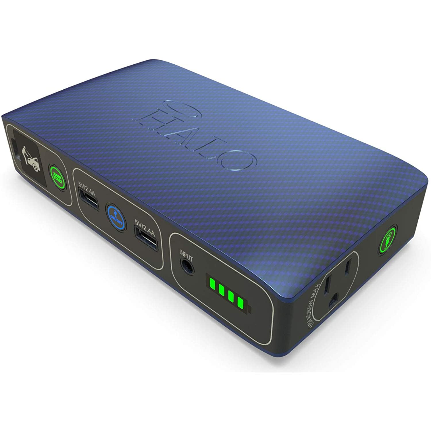 HALO Bolt 58830 mWh Portable Phone Laptop Charger Car Jump Starter with