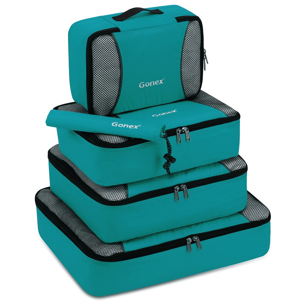 Gonex Gonex Packing Cubes Set of 5Pcs Travel Luggage Organizer with