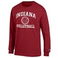 thumbnail image 2 of Men's Champion Crimson Indiana Hoosiers Volleyball Icon Powerblend Long Sleeve T-Shirt, 2 of 3