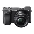 thumbnail image 5 of Sony Sony Alpha a6400 Mirrorless Digital Camera with 16-50mm Lens - Bundle with Shoulder Bag, 32GB SD Card, Cleaning Kit, Card Reader, SD Card Case, Corel PC Software Kit, 40.5mm Filter Kit, 5 of 10