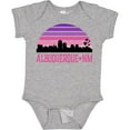 thumbnail image 3 of Inktastic Albuquerque New Mexico Retro Sunset Skyline Girls Baby Bodysuit, 3 of 5