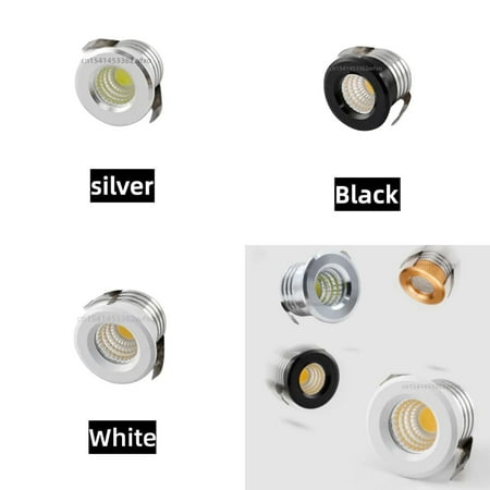 

WAGZOQN Dimmable Small COB Ceiling Downlight Spotlight 3W Mini Embedded Cabinet Light for Family Living Room Hotel 110V-220V