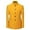 Yellow, variant on Mens Suit Jacket Mens Business Leisure Chinese Suit Slim Fit Standing Collar Wedding Dress Youth Suit Coats for Men Yellow XL