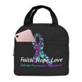 thumbnail image 1 of Suicide Prevention Awareness 3 Lunch Bag For Women Men Cute Tote Lunch Box Insulated Lunch Bags For Work Office Travel Picnic, 1 of 5