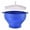 Blue, variant on Popcorn Popper Bowl Collapsible Silicone with Lid for Oil-Free Popping, Dishwasher Safe, Reusable Popcorn Maker for Family Movie Nights (Red)