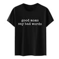 thumbnail image 5 of Daisyyozoid T-Shirt Joyeuse Fête des Mères pour Femmes, Coupe Ample, Col Rond, Imprimé de Lettres, Manches Courtes, Haut Décontracté, 5 of 5