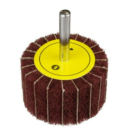 

50mm Non-Woven Fleece Sanding Mop Lamellar Loop Fan Belt Grinding Wheel