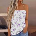thumbnail image 2 of Chandails à Capuchon Oversize pour Femmes Chandail d'Été Décontracté Sans Manches Blouse Imprimée T-Shirt Sans Bretelles pour Femmes Chandail en Molleton Col Rond Grande Taille Hauts Multicolores, 2 of 5