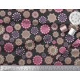thumbnail image 3 of Soimoi Poly Georgette Fabric Mandala Kaleidoscope Decor Fabric Printed Yard 52 Inch Wide, 3 of 3
