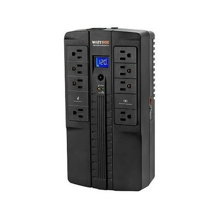 WattBox UPS 625VA 8 Outlets Surge Protection Battery Backup