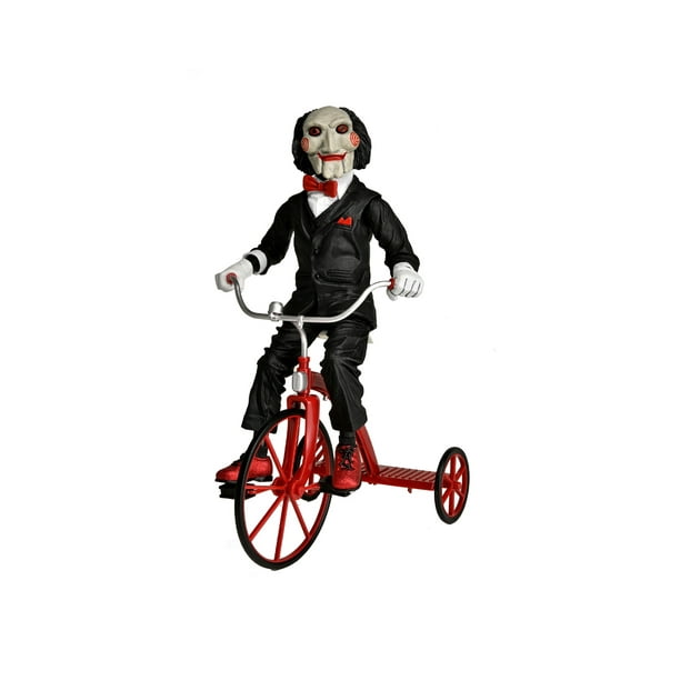 Figura de Acción NECA Saw - Billy en Triciclo con Sonido 12 Pulgadas