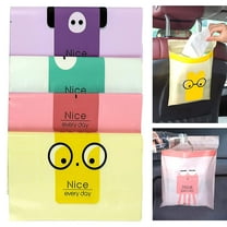 RuGuo 60Pcs Purple Trash Bag, Vomit Bags, Puke Bags, Trash Bags for Cars, Disposable Car Trash Bags, Garbage Bags 1 Gallon, for Car, Kitchen, Office, Camping