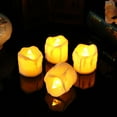 thumbnail image 4 of Led Flameless Candles With Timer,batteries,[24pc/warm White,3.6*4.3cm], 4 of 5