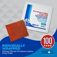 thumbnail image 5 of MEDca Iodine Prep Solution Pads 9.9 Fluid Ounces (100 Count (Pack of 1), 5 of 9