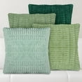 thumbnail image 1 of ZYNERY Juego de 4 Fundas de Almohada,Funda de Cojín Decorativas de Pana Suave y Cuadrado 45 x 45 cm,Cómodo y Lavable a Máquina,para Sofá,Cama,Automóvil, Exterior,Decoración de Navidad(Serie verde), 1 of 7