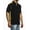 Black & Gold, variant on Men's CEO Polo Shirt (Large, Navy & Orange)