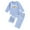 S1163-Blue, variant on HCNTES Toddler Baby Boy Fall Clothes Waffle Contrast Color Sweatshirt Pants Sets Winter Outfits 6 12 18 24 Months(12-18 Months,S1163-Blue)