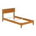 thumbnail image 2 of AFI Orlando Twin Solid Wood Foundation Bed, Light Toffee, 2 of 12